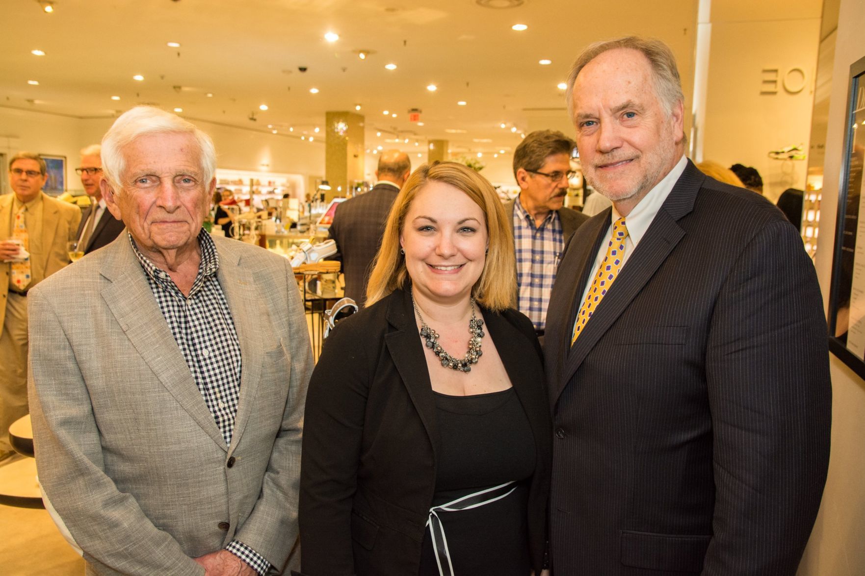 Frank Jacobs, Stephanie DiDonato, Jeffrey Daniels of Ruth's Chris